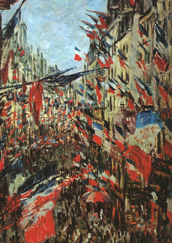 Claude Monet Rue Saint Denis, 30th June 1878 china oil painting image